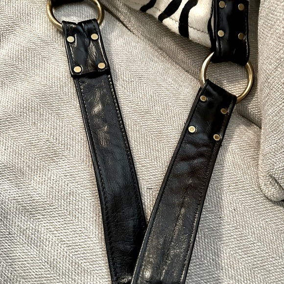 Wild Goose Cowhide Zebra Hobo - Picture 7 of 8